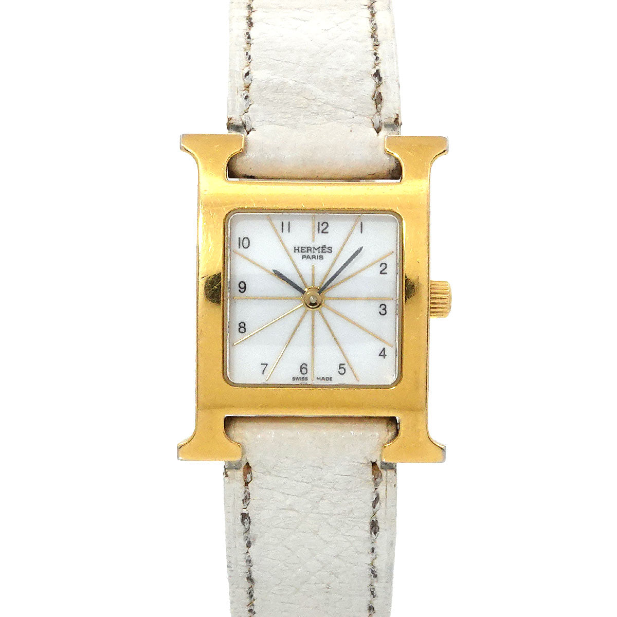 H Watch HH1 201 Quartz White Dial Ladies Watch
