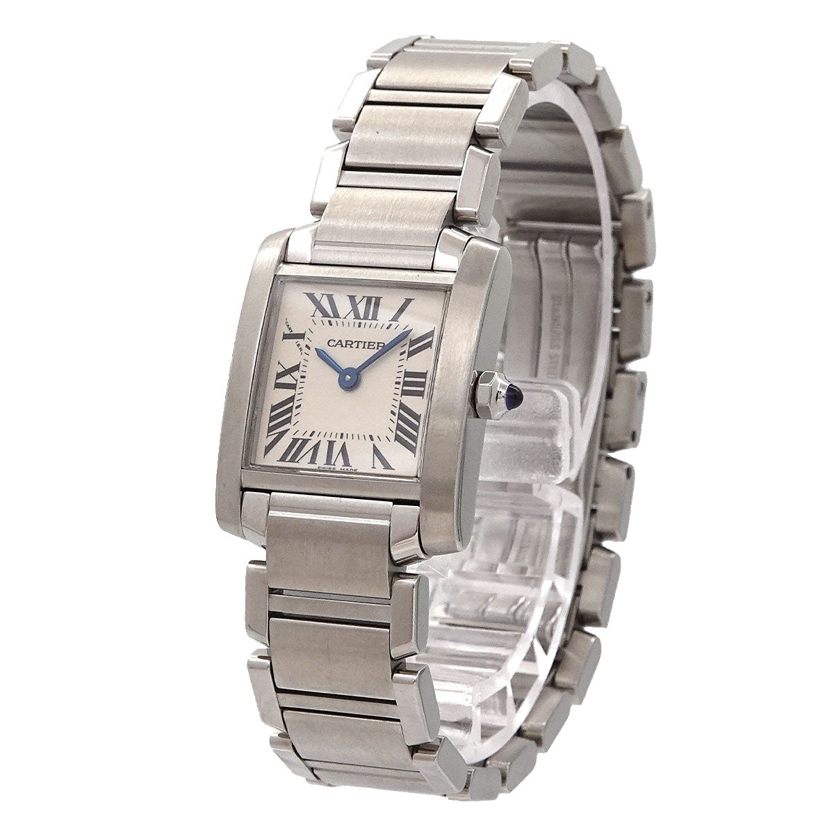 Tank Francaise SM W51008Q3 Quartz Cream Dial Ladies Watch