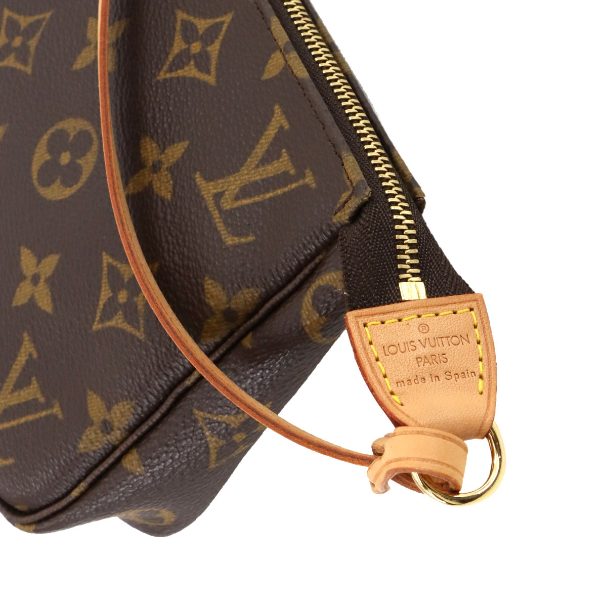 Monogram Pochette Accessoires Hand Bag Pouch Brown M51980