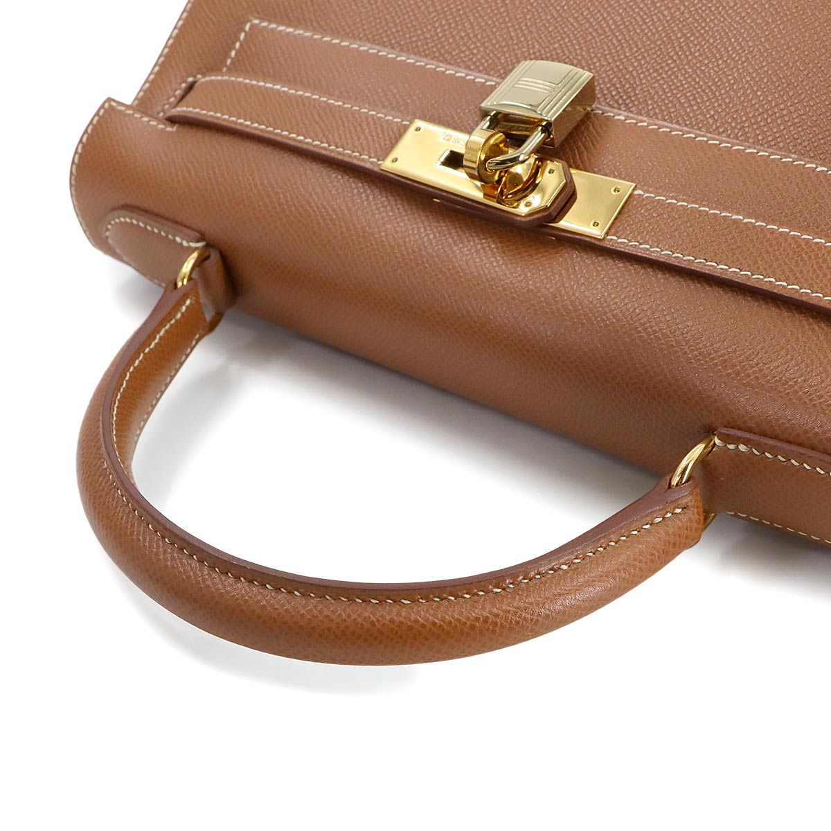 Kelly 28 Couchevel Epsom Gold 2way Hand Shoulder Bag Purse