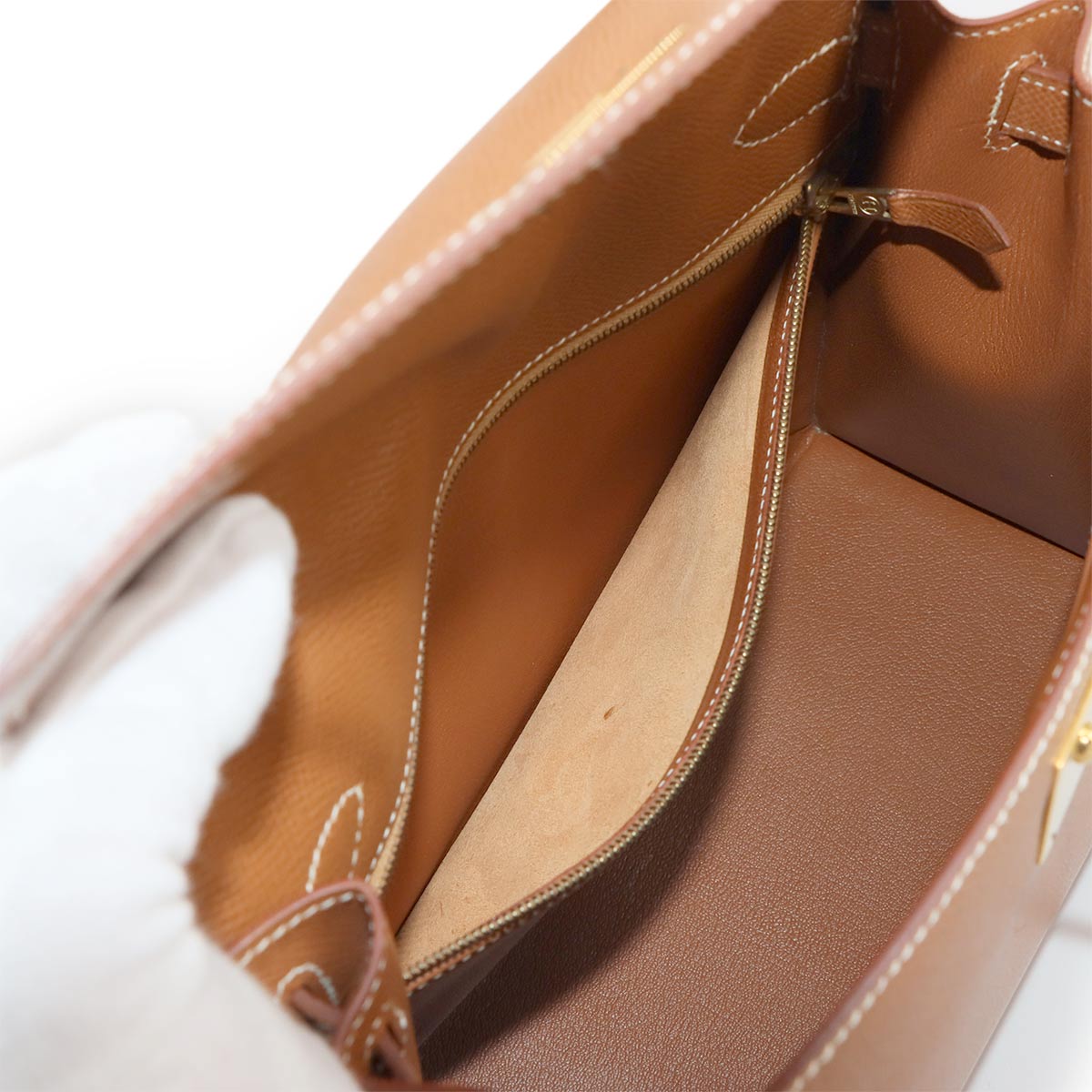 Kelly 28 Couchevel Epsom Gold 2way Hand Shoulder Bag Purse