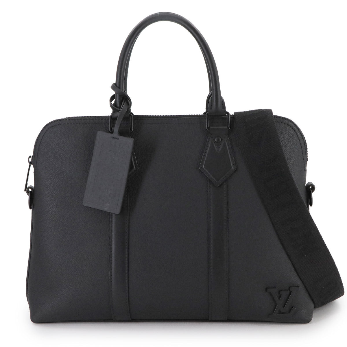 Aerogram Takeoff Briefcase 2way Bag Leather Black M59159