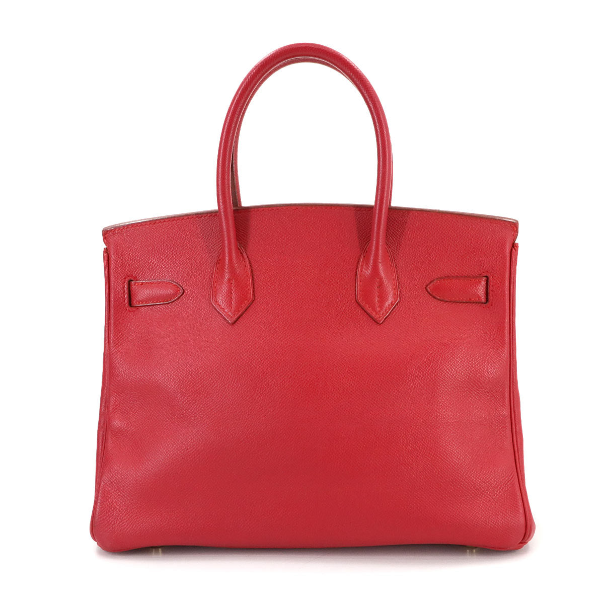 Birkin 30 Hand Bag Box Couchevel Epsom Rouge Vif Purse