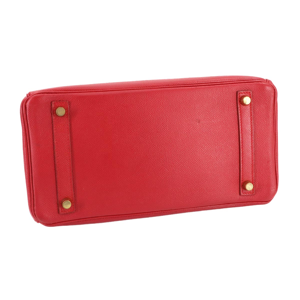 Birkin 30 Hand Bag Box Couchevel Epsom Rouge Vif Purse