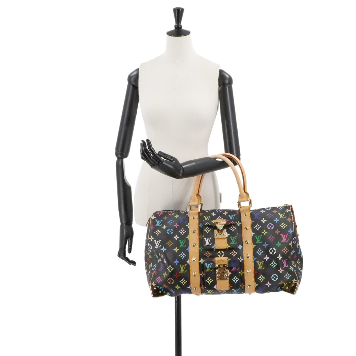 Monogram Multi Color Keepall 45 Luggage Noir M92640 Purse