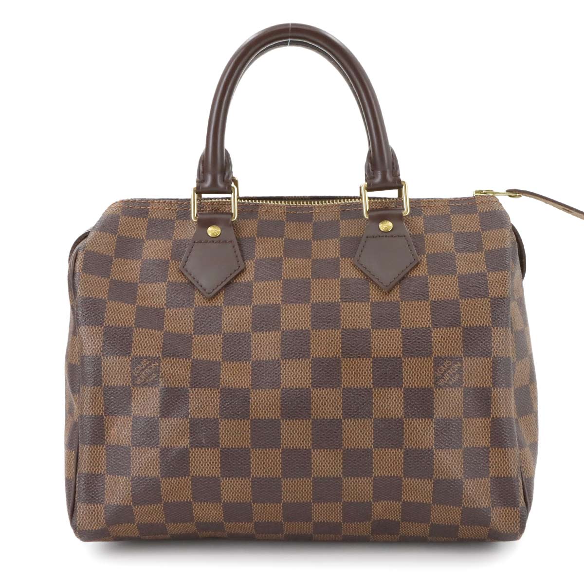 LOUIS VUITTON Damier Speedy 25 Hand Bag Ebene N41532 Purse