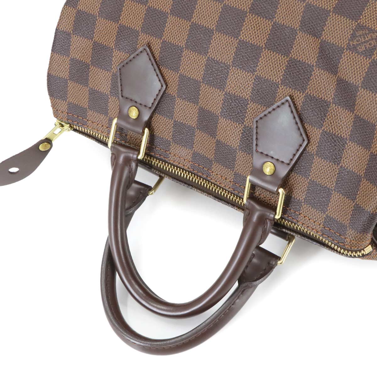 LOUIS VUITTON Damier Speedy 25 Hand Bag Ebene N41532 Purse