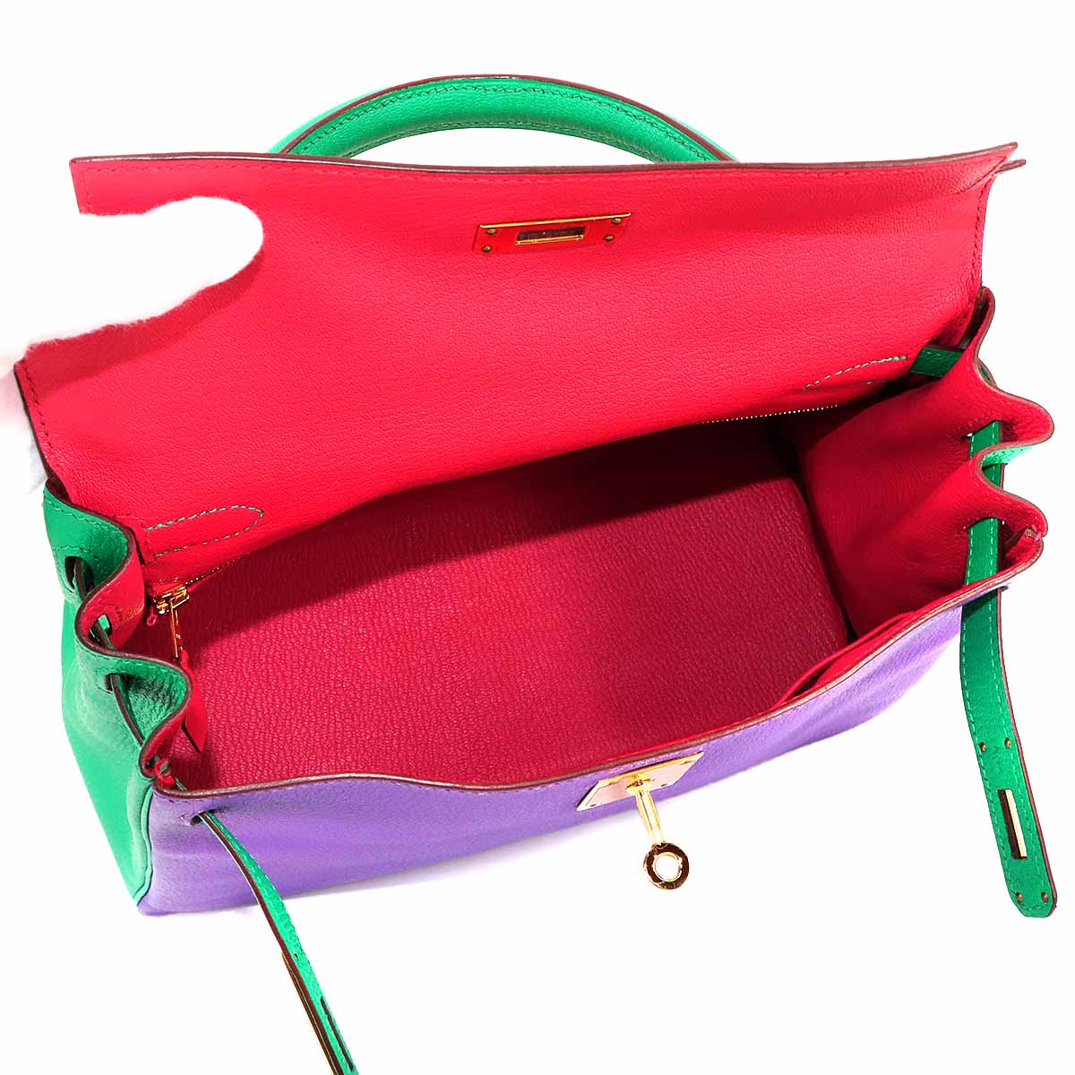 Kelly 28 2way Hand Shoulder Bag Veau Togo Bordeaux Purse 90290900