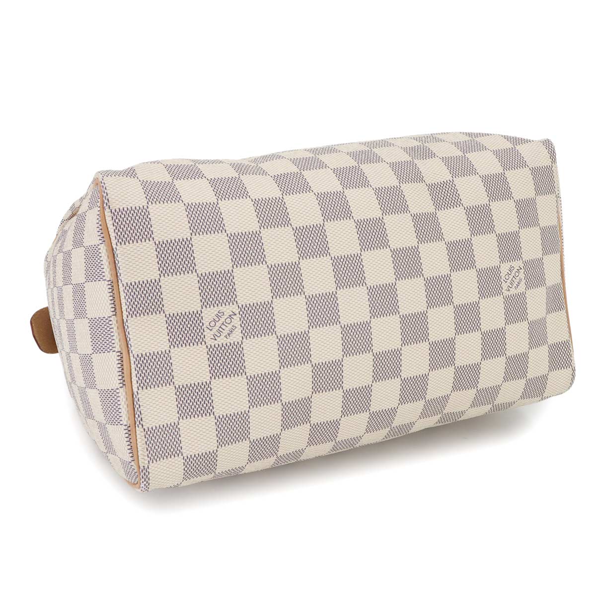 LOUIS VUITTON Damier Azur Speedy 25 Hand Bag N41371 White Purse