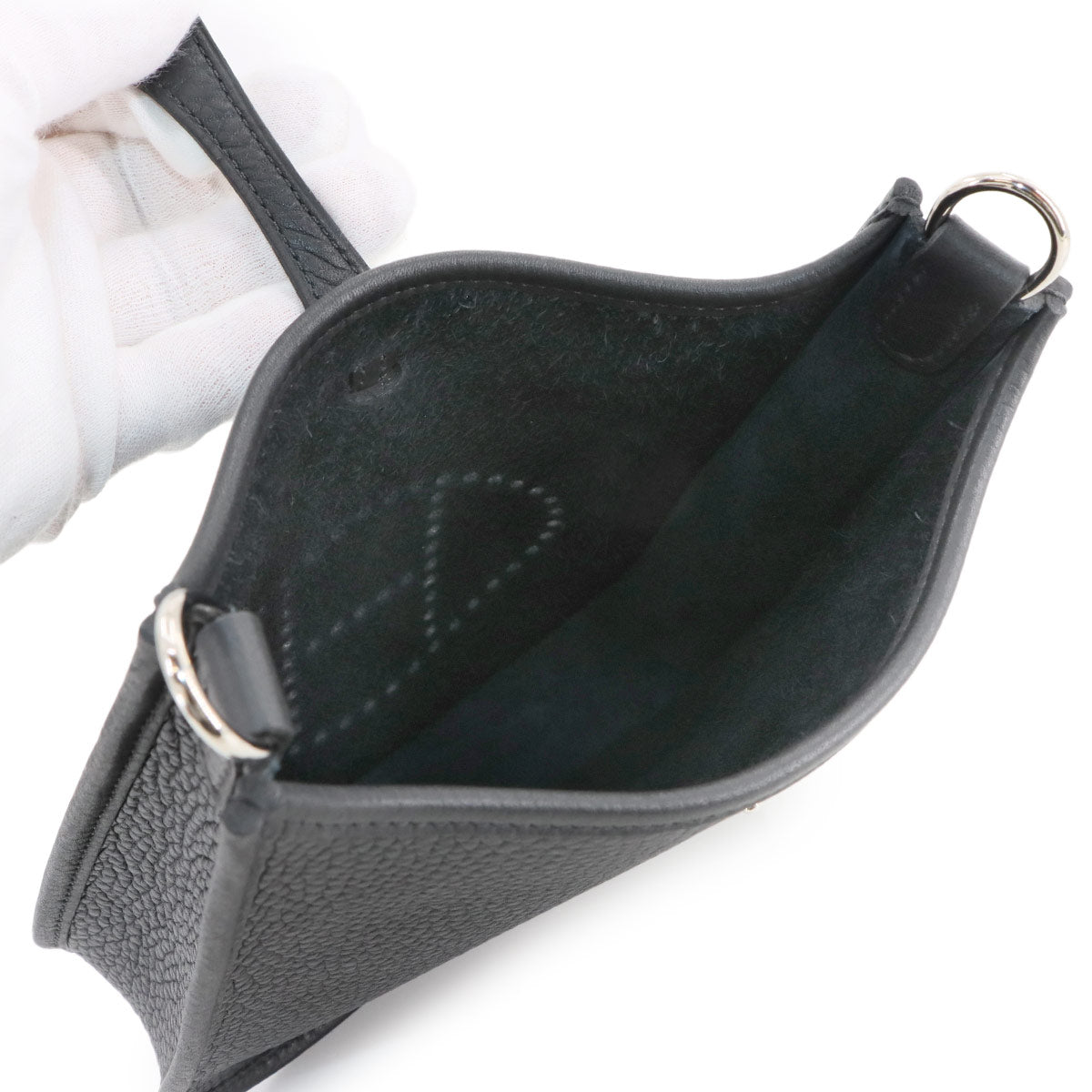 Evelyne Amazone TPM Shoulder Bag Taurillon Clemence Black
