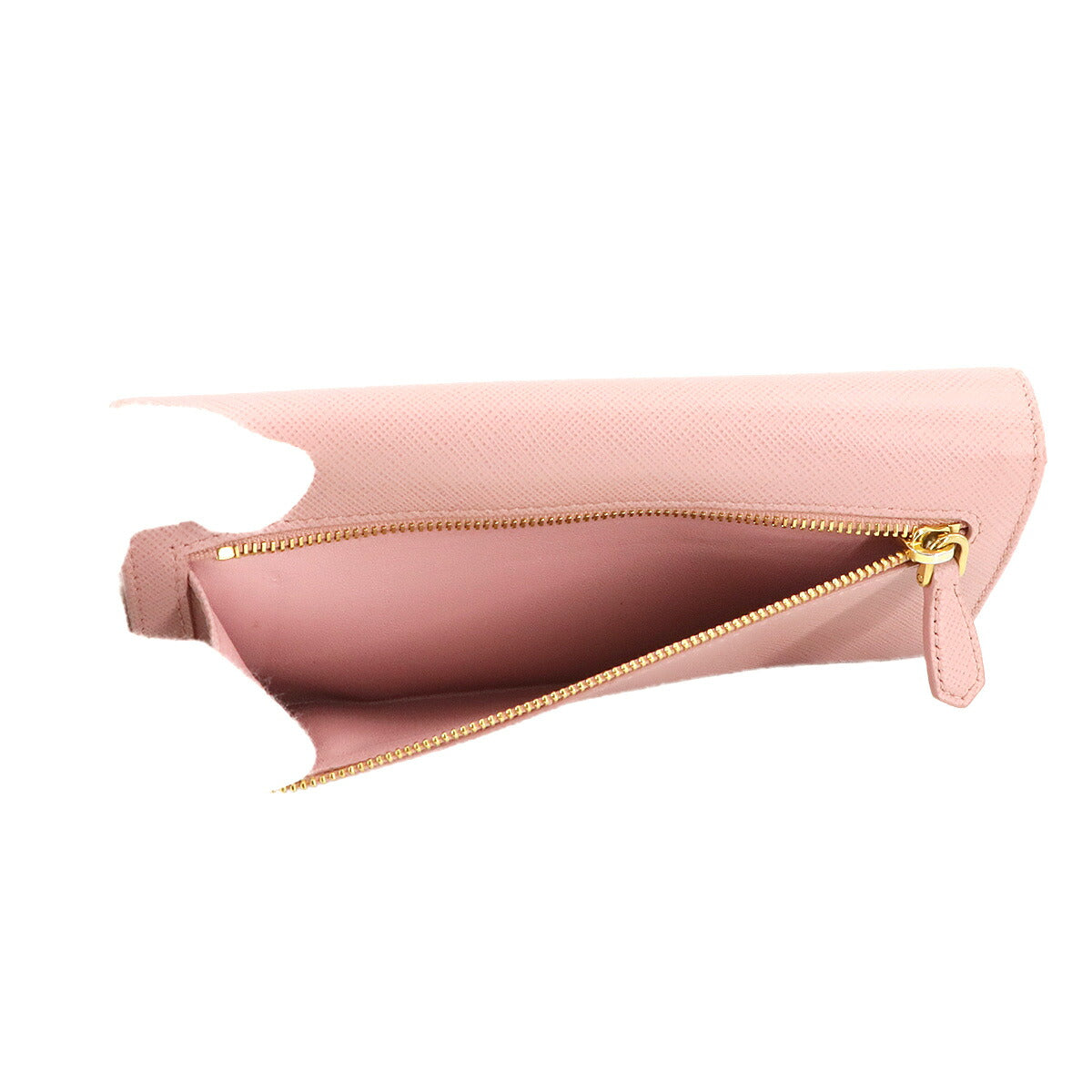 Saffiano Long Wallet Leather Pink 1MH132 Purse Logos