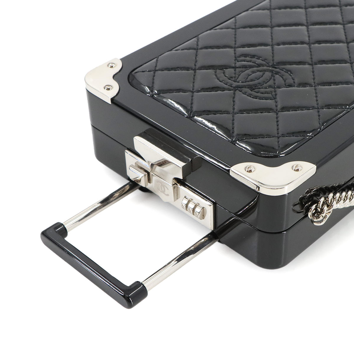 Evening In The Air Trolley Chain Clutch Shoulder Bag Plastic