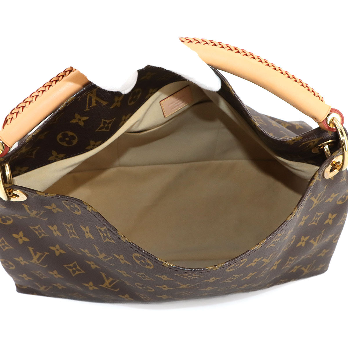 LOUIS VUITTON Monogram Artsy MM Shoulder Bag Brown M40249 Purse
