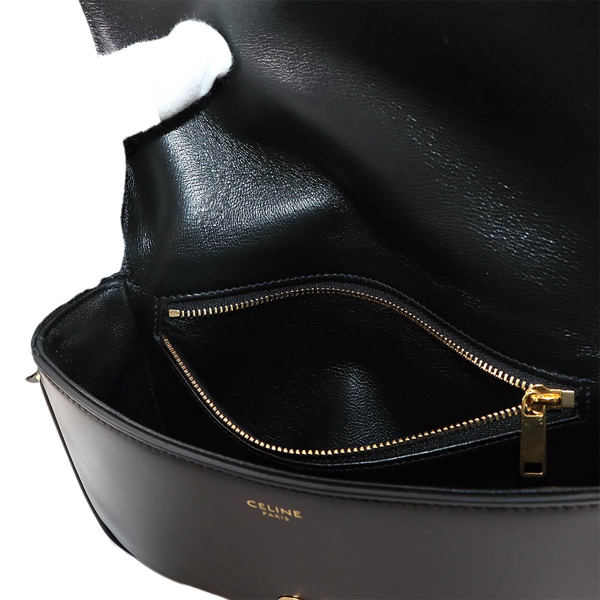 Tassels Shoulder Bag Leather Leather Bordeaux Black