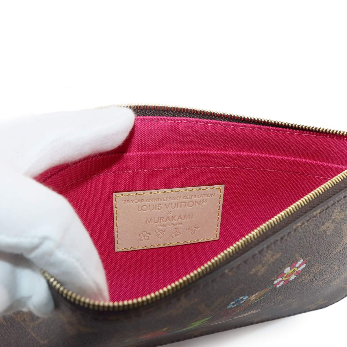 LOUIS VUITTON Monogram LVxYK Painted Dots Neverfull MM Tote Bag M46381