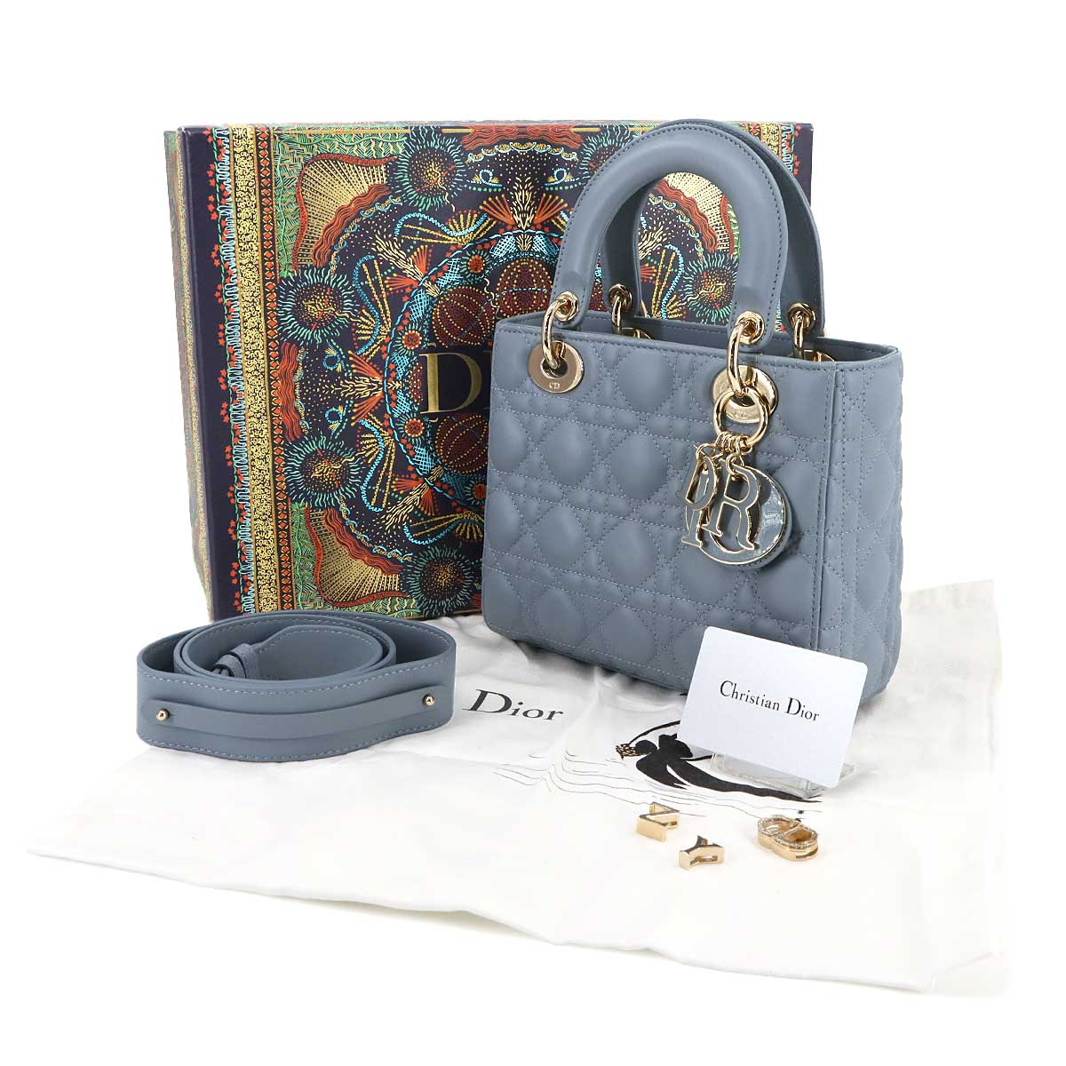 Lady Dior My ABCDior Small Hand Shoulder Bag Leather