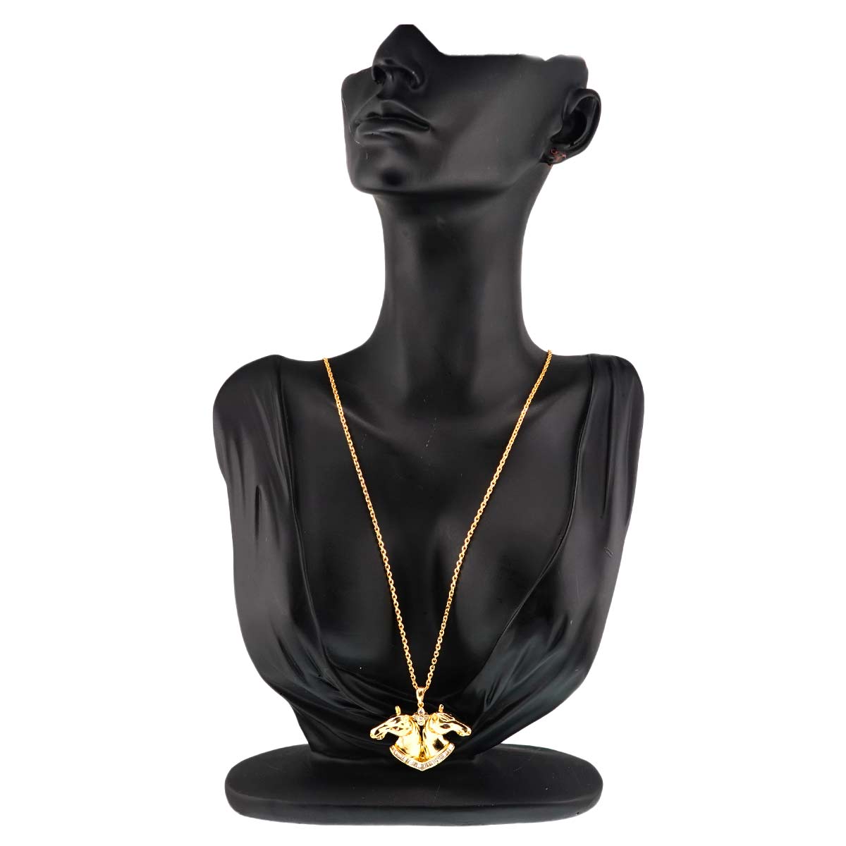 Ruby 0.13ct Diamond 0.99ct Necklace 18K 18K Yellow Gold 750