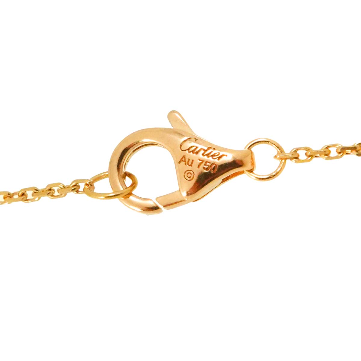 Trinity Diamond Necklace 18K YG WG PG 750