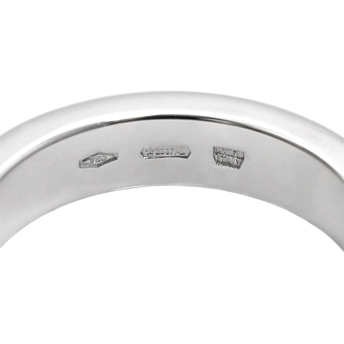 B-ZERO1 Diamond Ring 18K WG 750 size5.5-5.75(US)