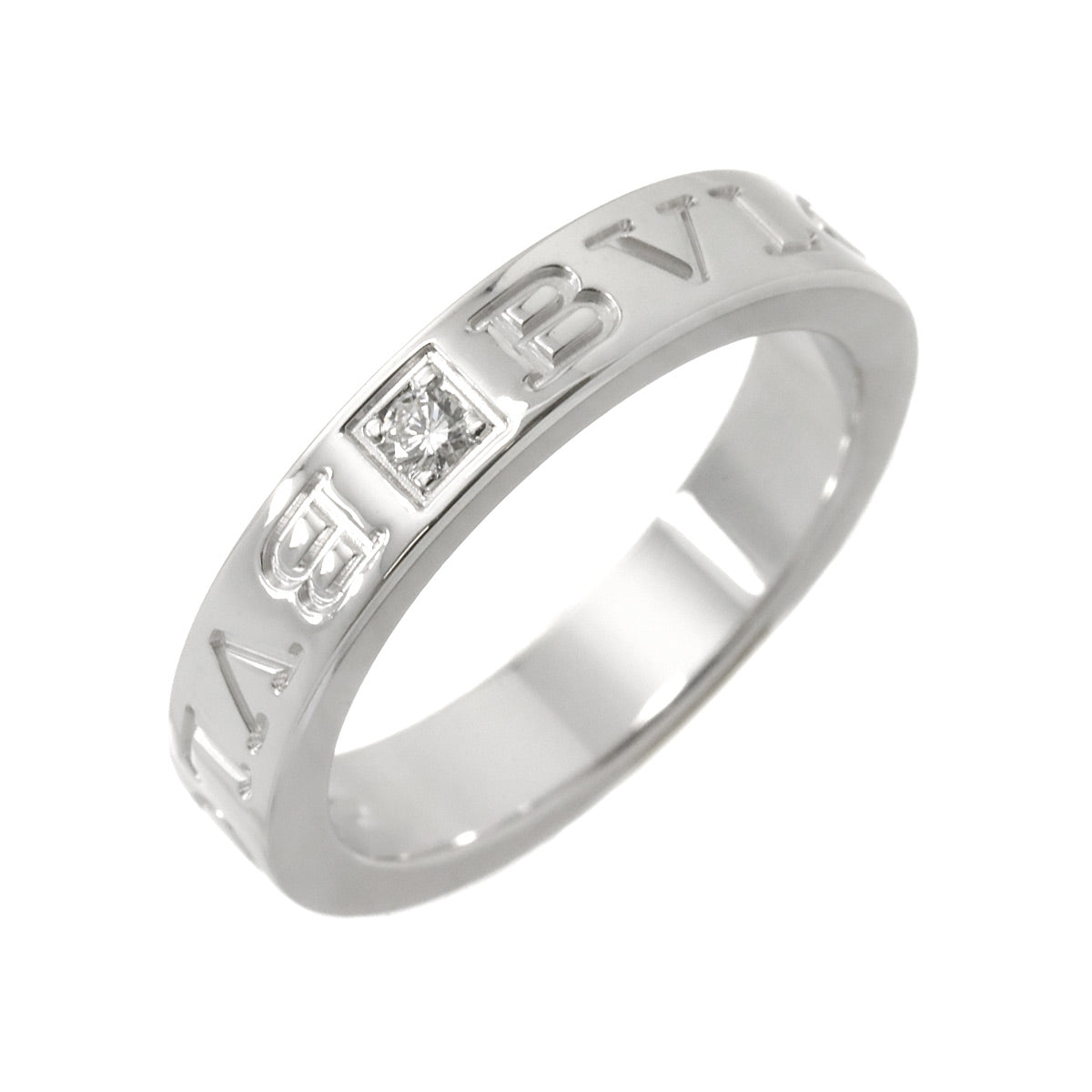 B-ZERO1 Diamond Ring 18K WG 750 size5.5-5.75(US)