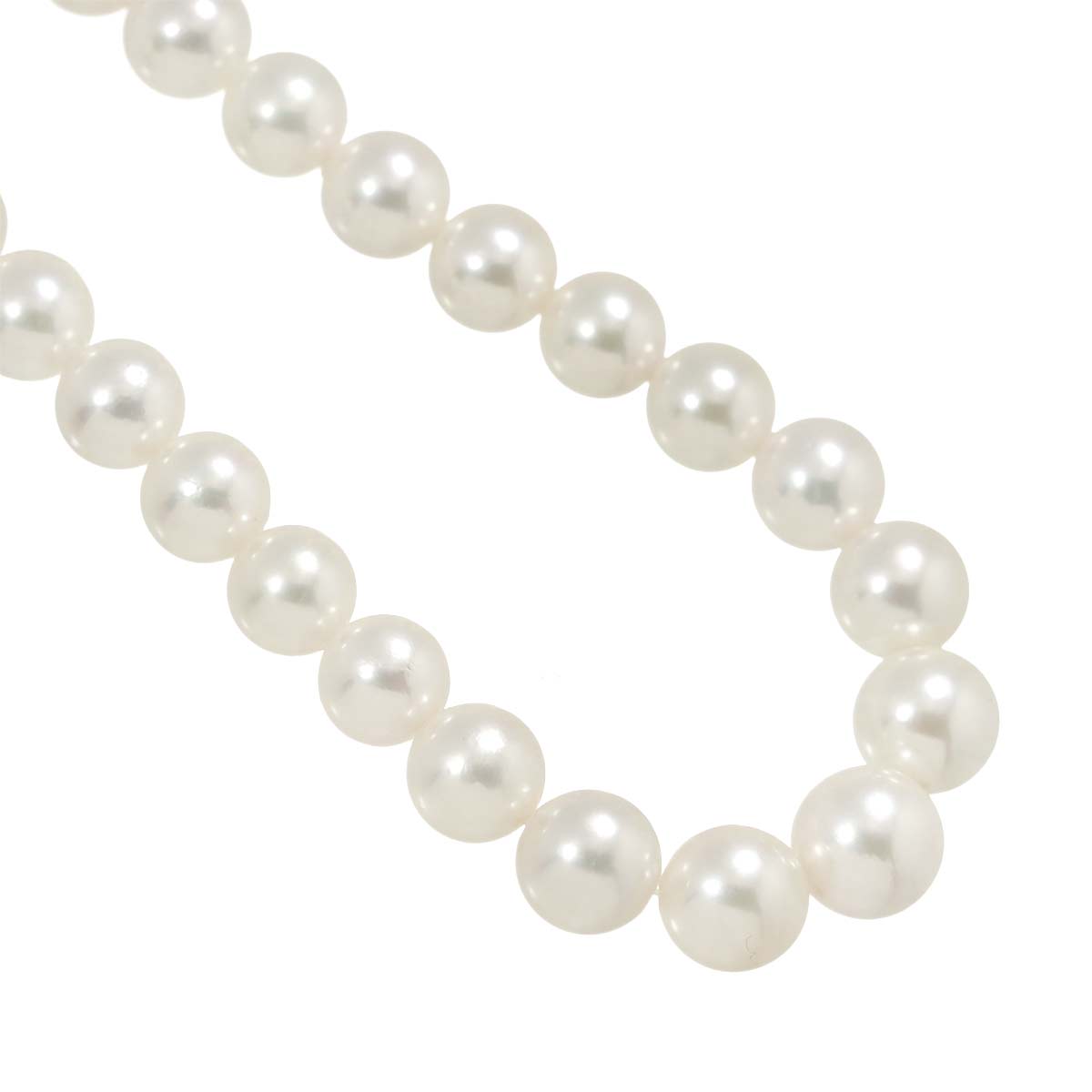Akoya Pearl 8.0-6.5mm Necklace SV Silver