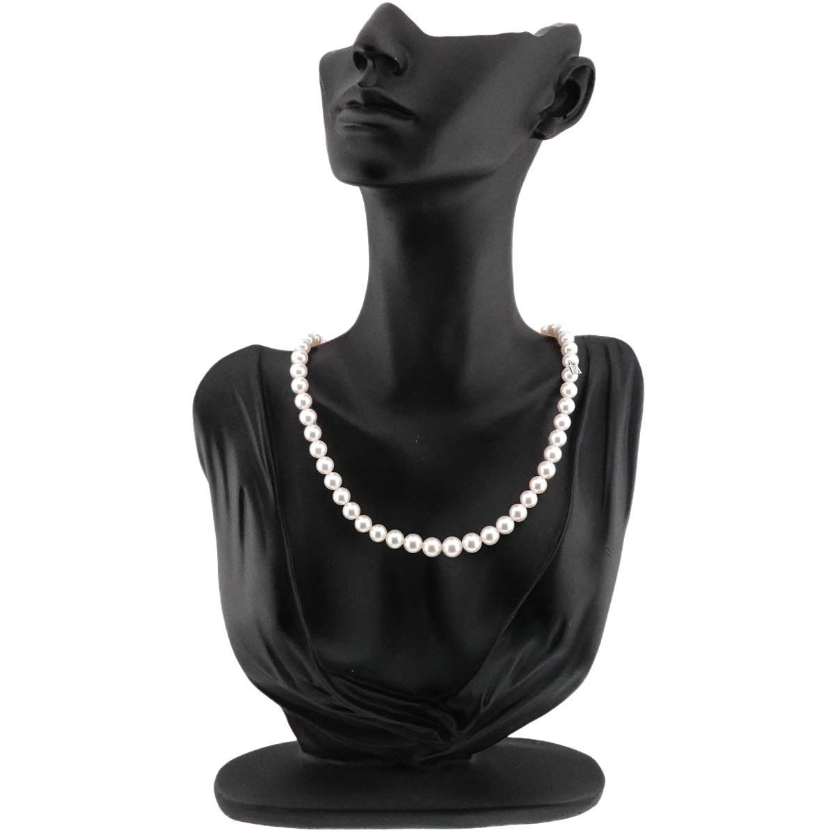 Akoya Pearl 8.0-6.5mm Necklace SV Silver