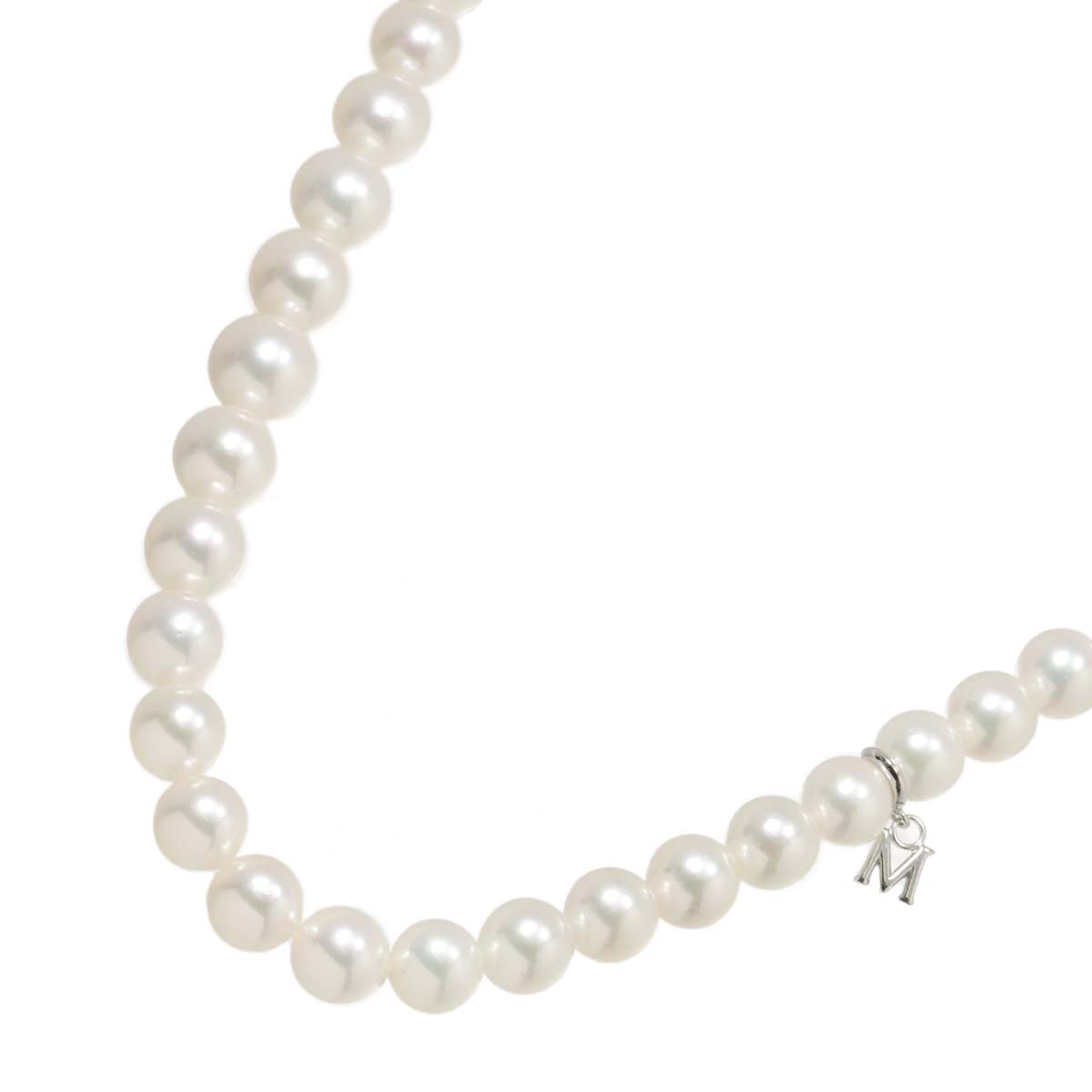 Akoya Pearl 8.0-6.5mm Necklace SV Silver