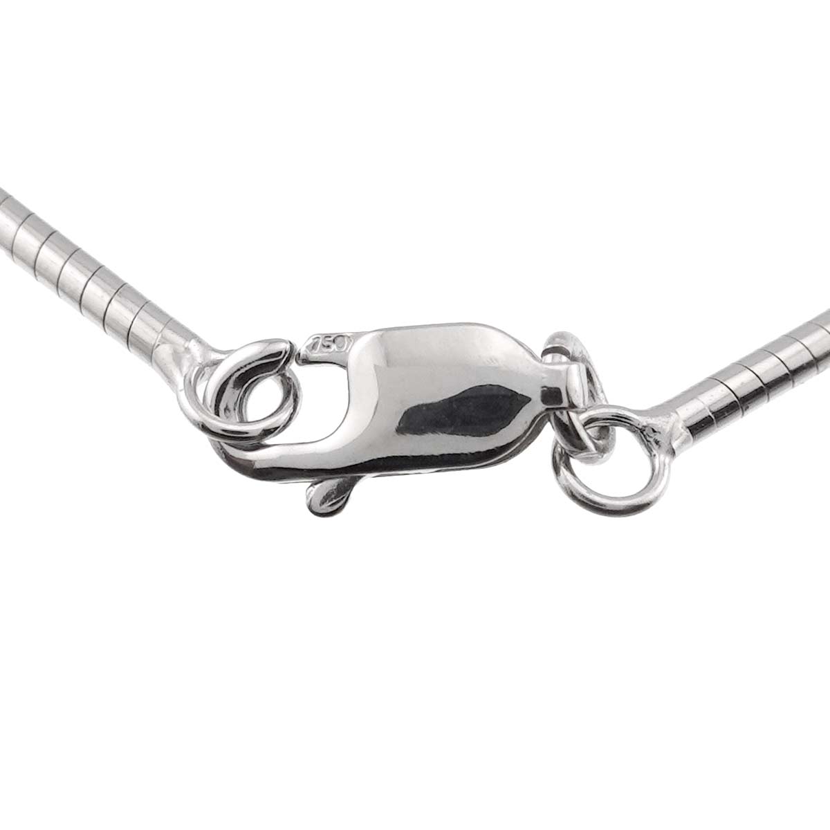 Diamond 0.37ct Necklace 18K WG White Gold 750