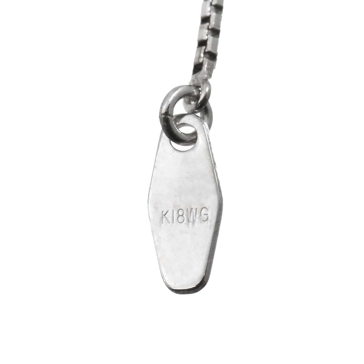 Diamond 0.36ct Necklace 18K WG White Gold 750