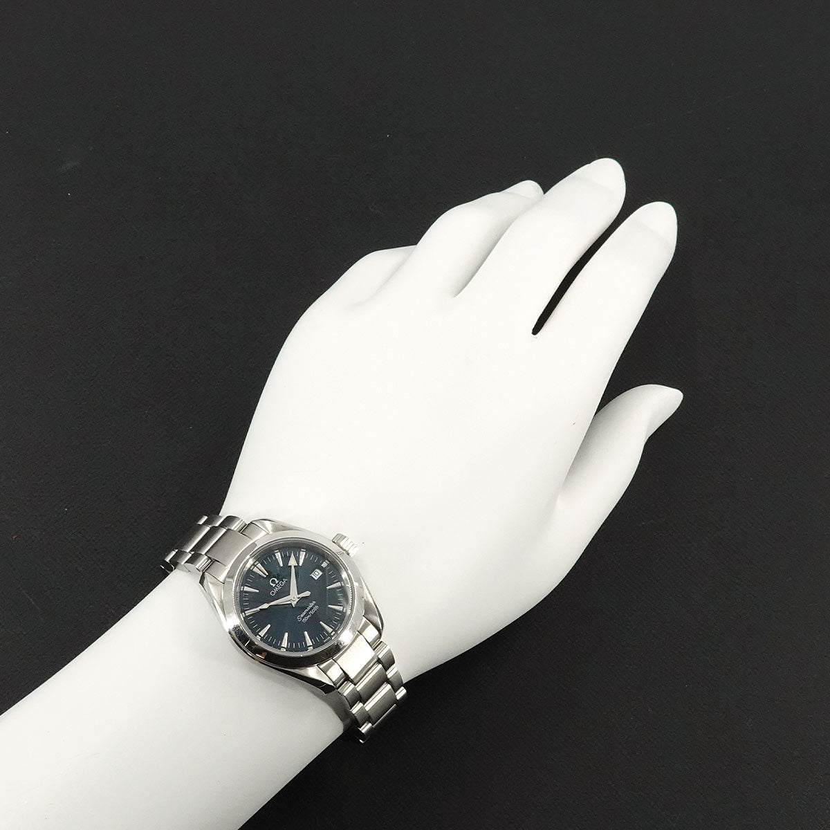 Seamaster Aqua Terra 2577 80 Date Quartz Navy Dial Ladies