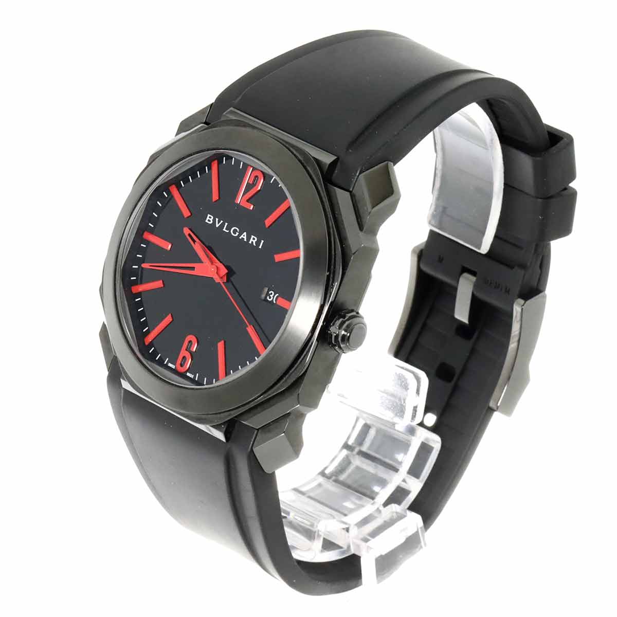 Octo BGO41S Black Dial Automatic Mens Date Wrist Watch