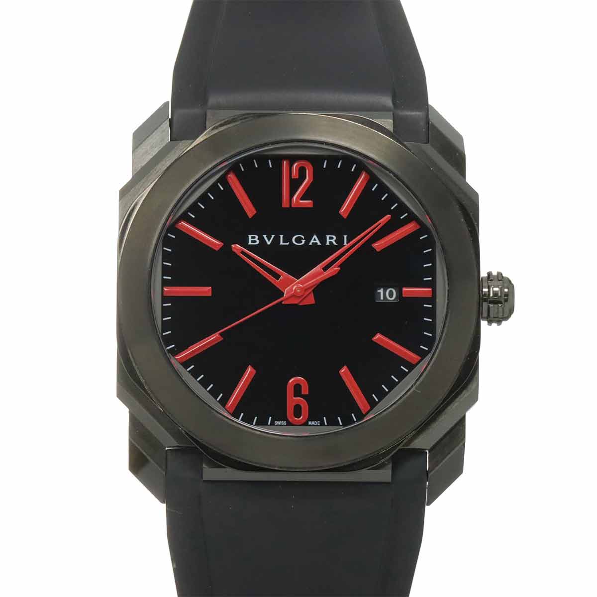 Octo BGO41S Black Dial Automatic Mens Date Wrist Watch