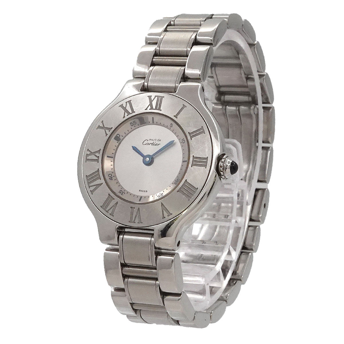 Must 21 W10109T2 Quartz Silver Dial Ladies Watch