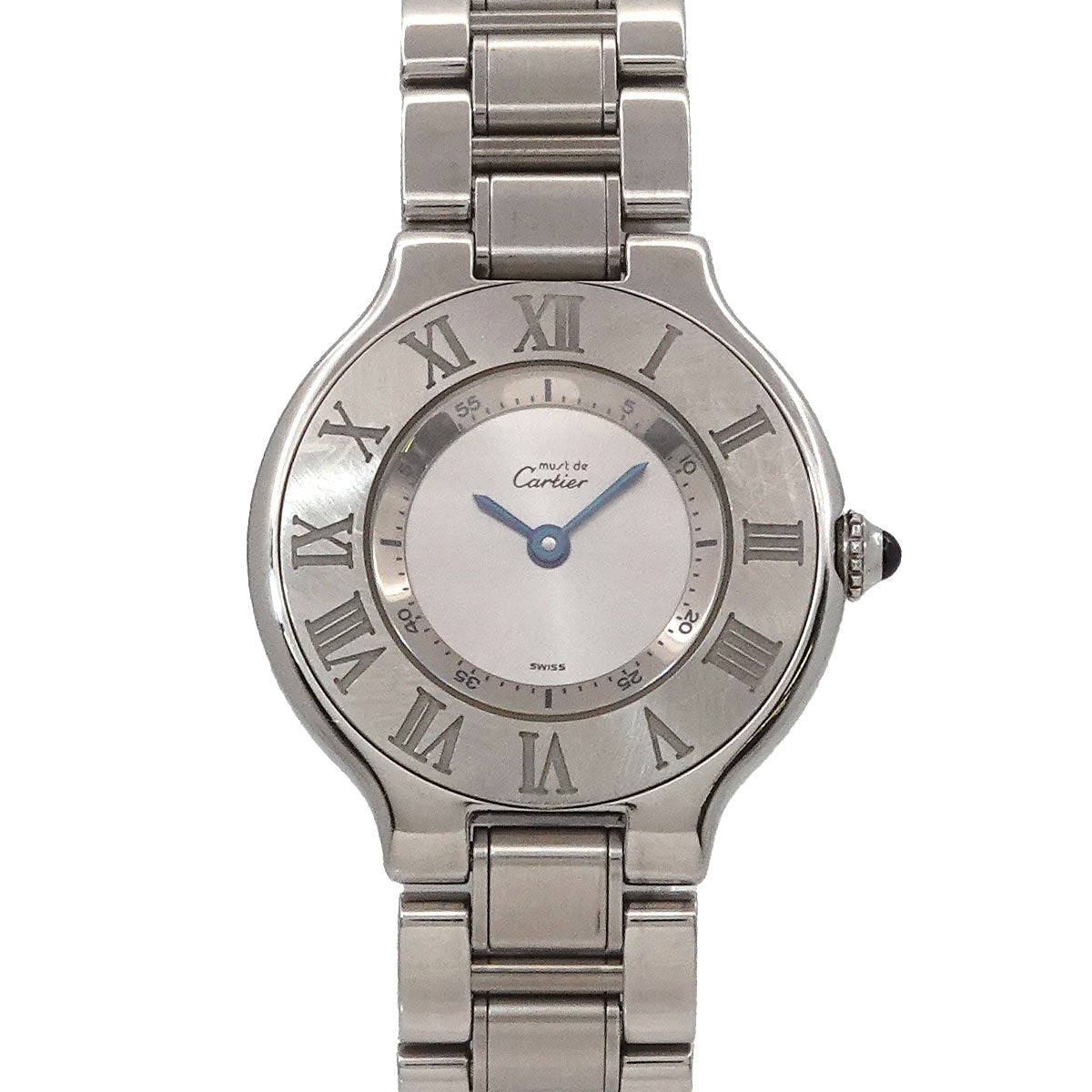 Must 21 W10109T2 Quartz Silver Dial Ladies Watch