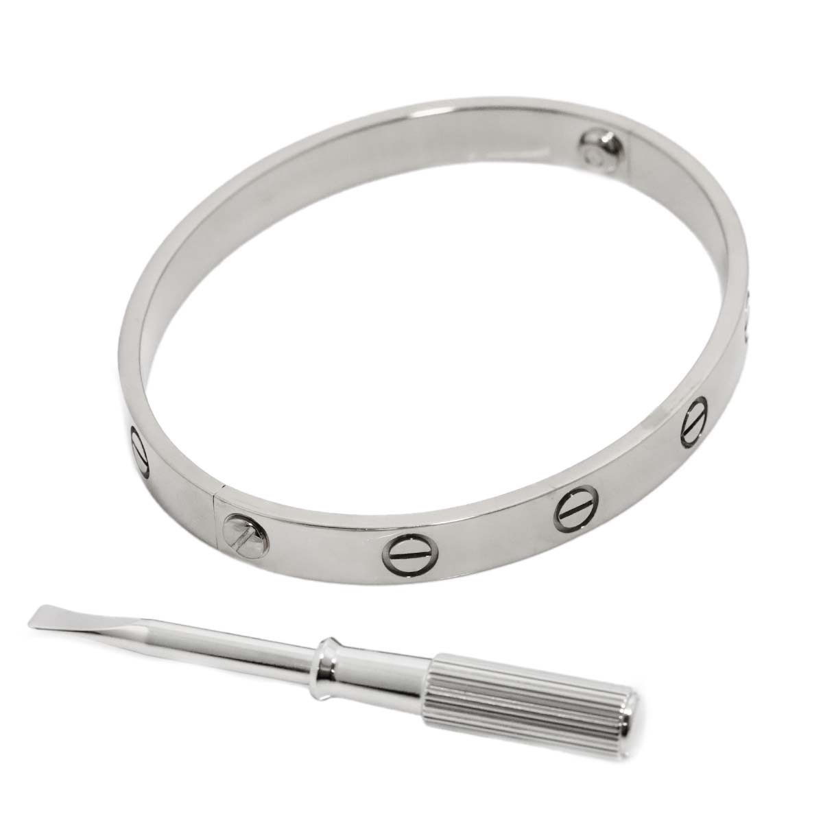 Love Bracelet Bangle 18K WG 750 Size17