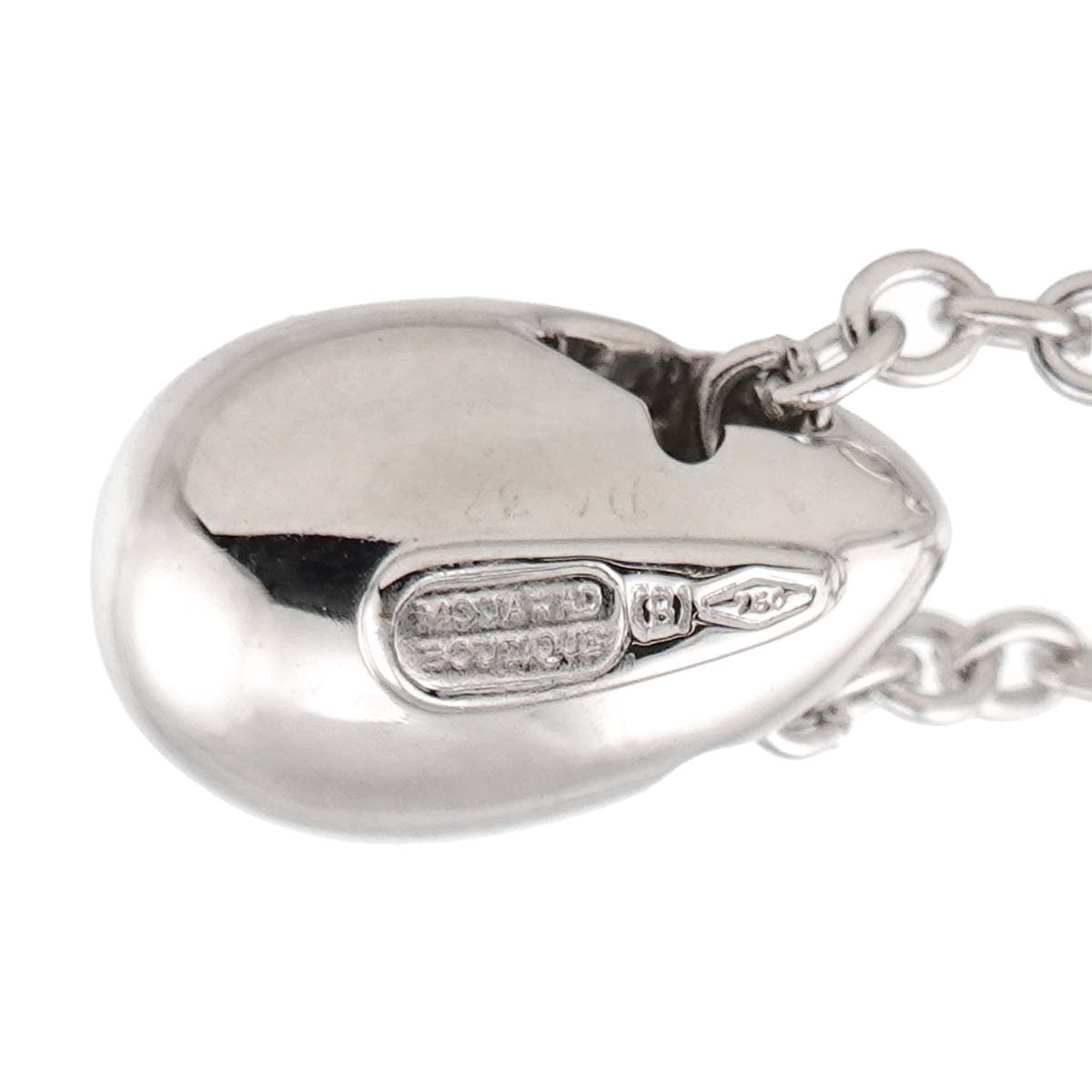 Diamond 0.32ct Necklace 18K White Gold 750