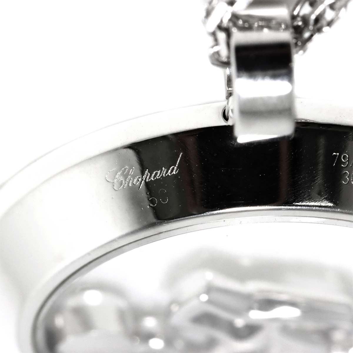 Happy Diamond Aquarius Necklace 18K White Gold 750