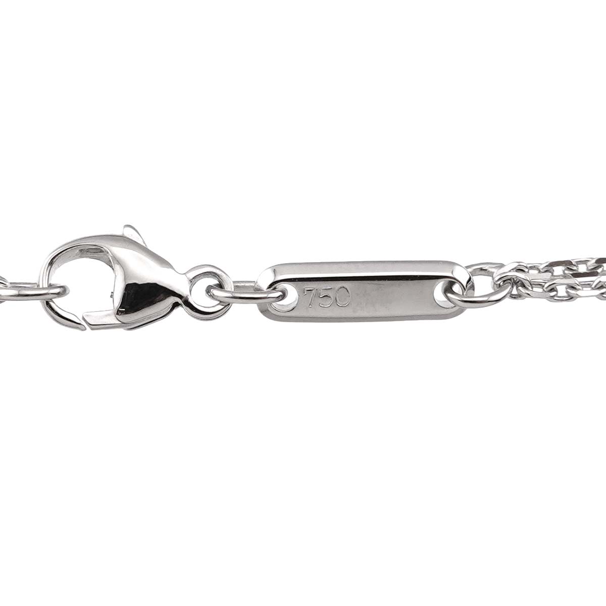 Happy Diamond Aquarius Necklace 18K White Gold 750