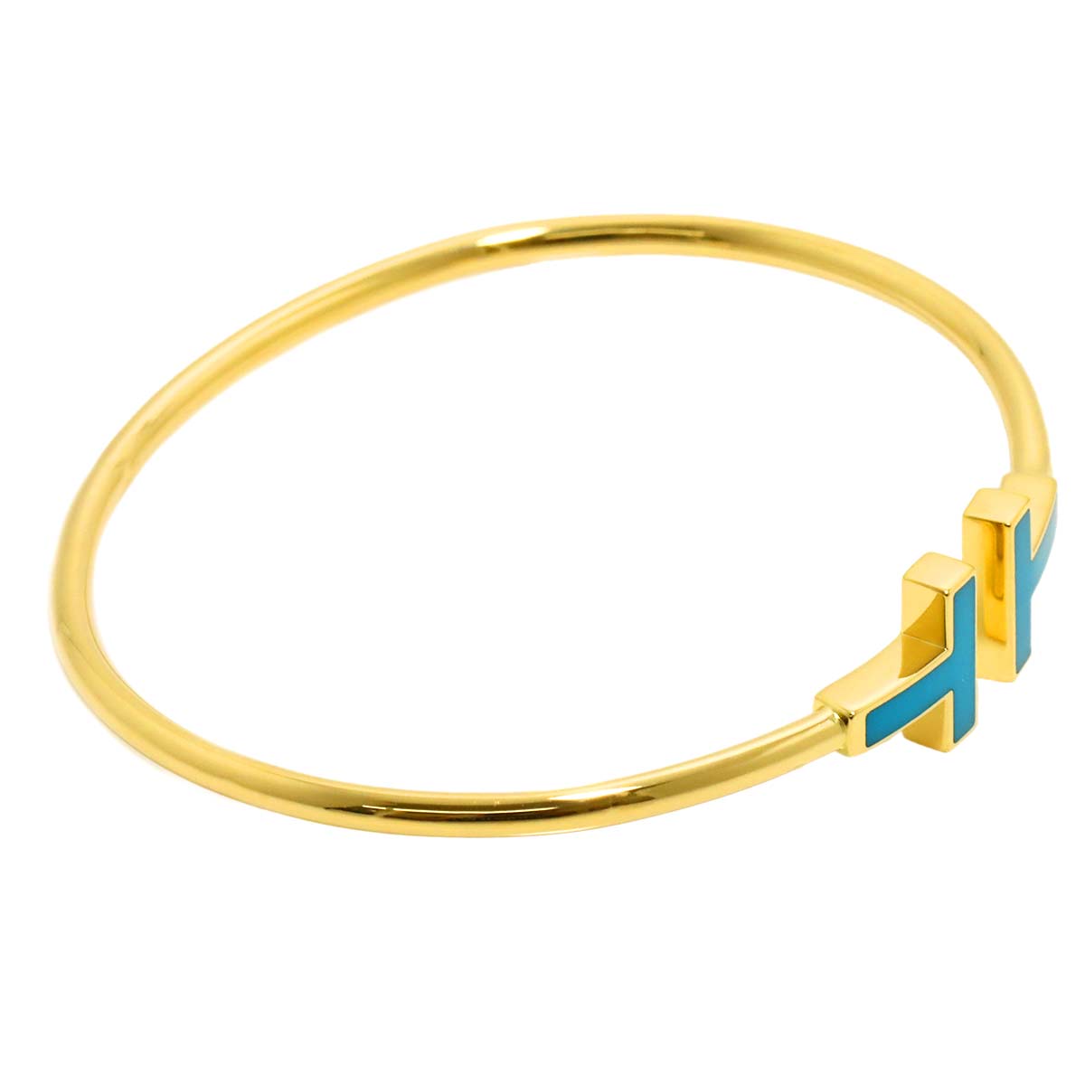 TWire Turquoise Bracelet 18K YG 750