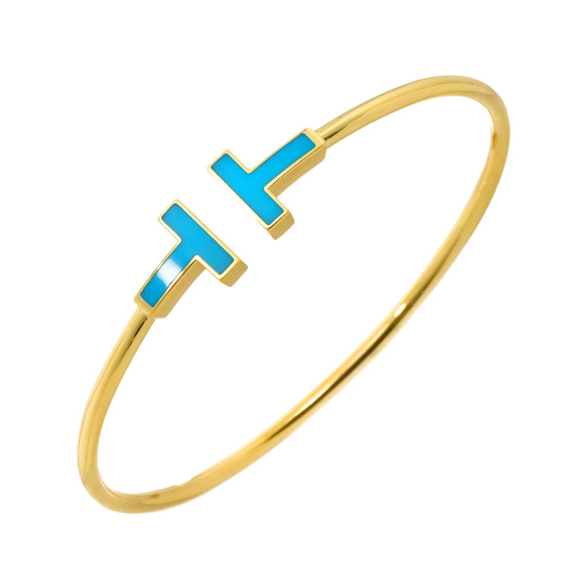 TWire Turquoise Bracelet 18K YG 750