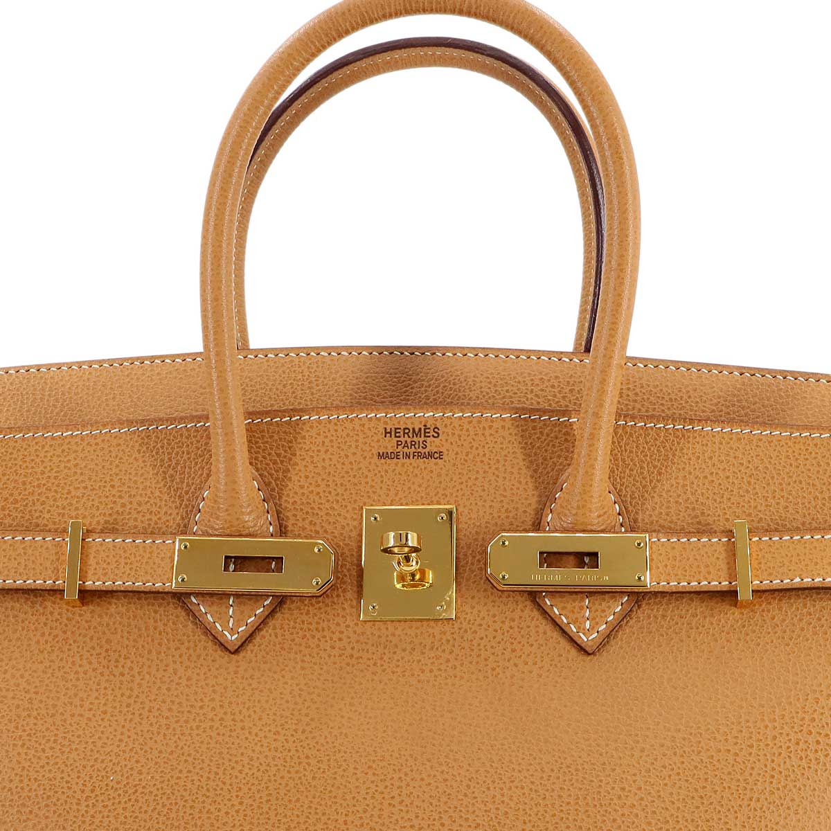 Birkin 35 Hand Bag Vache liegee Natural Purse 90291491