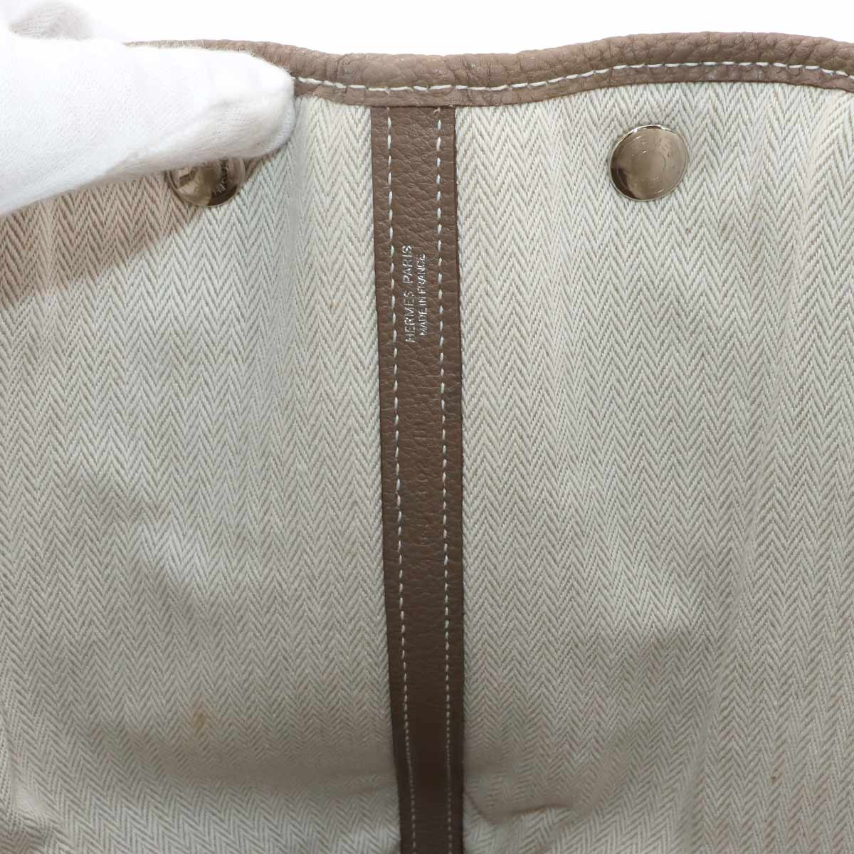 Garden Party 36 PM Tote Bag Negonda Leather Etoupe Purse