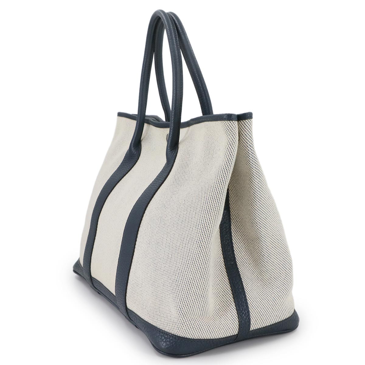 Garden Party PM Tote Bag Twill H Vache Country Ecru