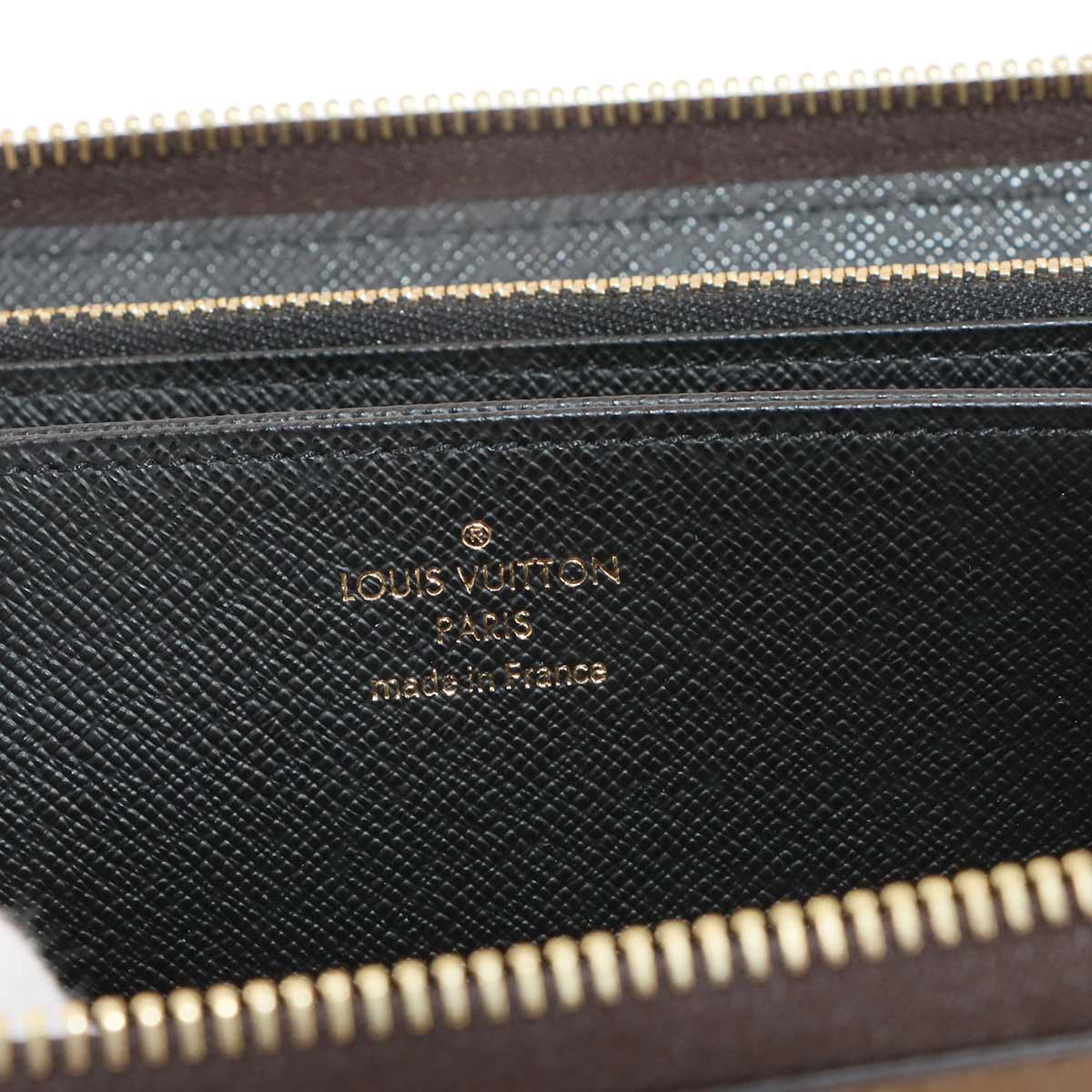 Giant Monogram Reverse Zippy Wallet Brown M69353 Purse