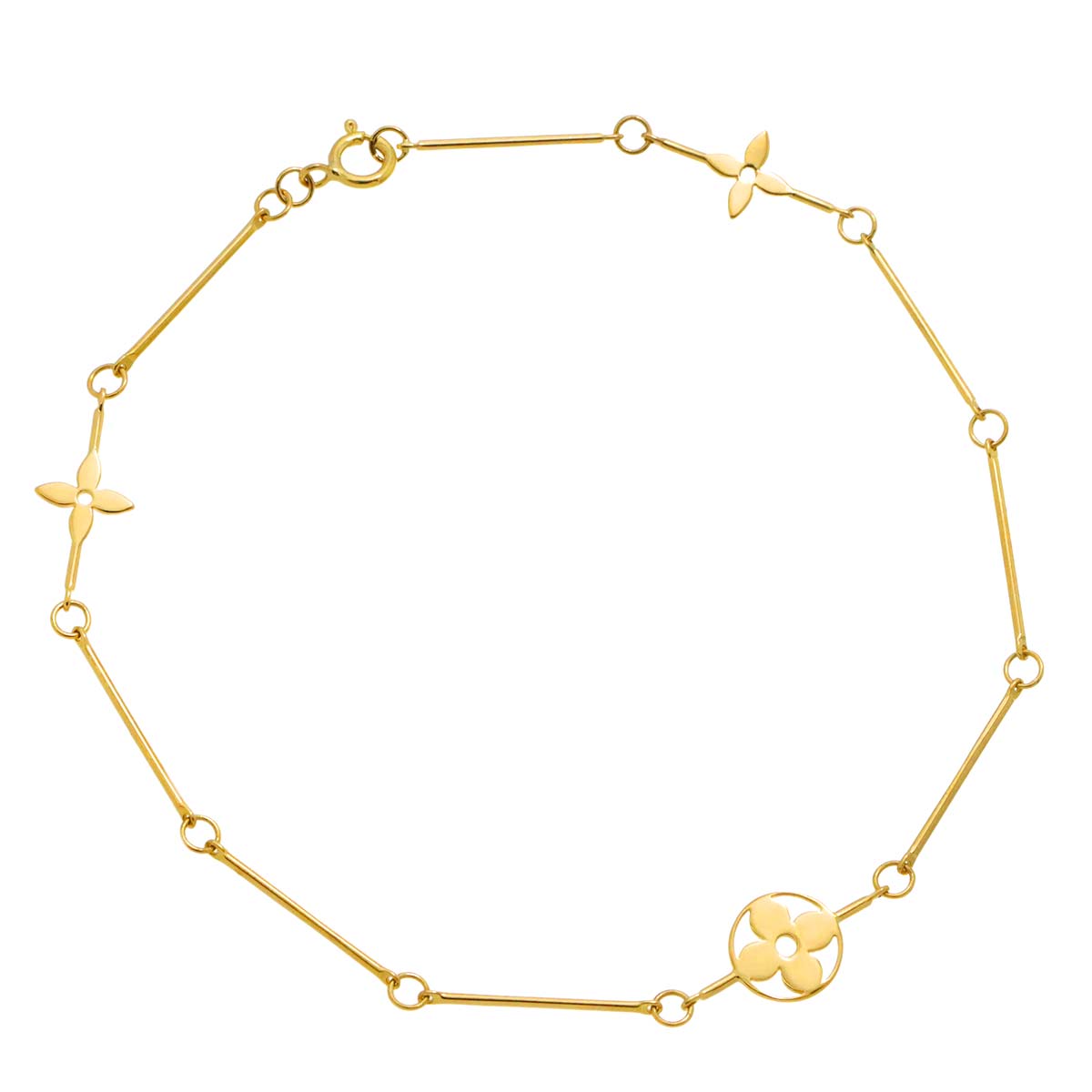 Cheville Anklet Bracelet 18K Yellow Gold 750
