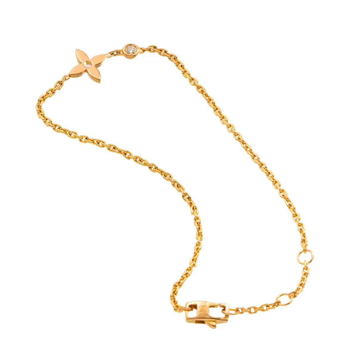 Monogram Idylle Diamond Bracelet 18K PG 750
