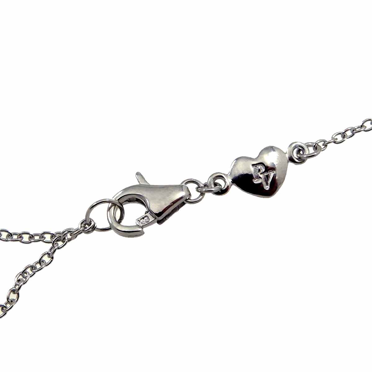 Diamond 0.48ct/0.15ct Necklace 18K White Gold 750