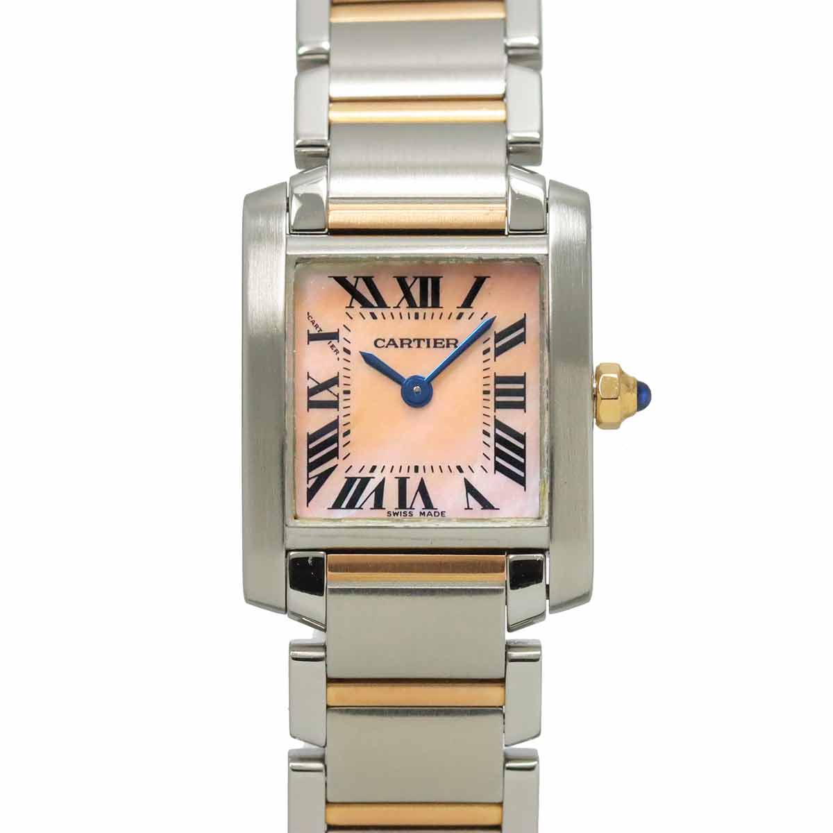 Tank Francaise SM W51027Q4 750 PG Quartz Pink Shell Dial
