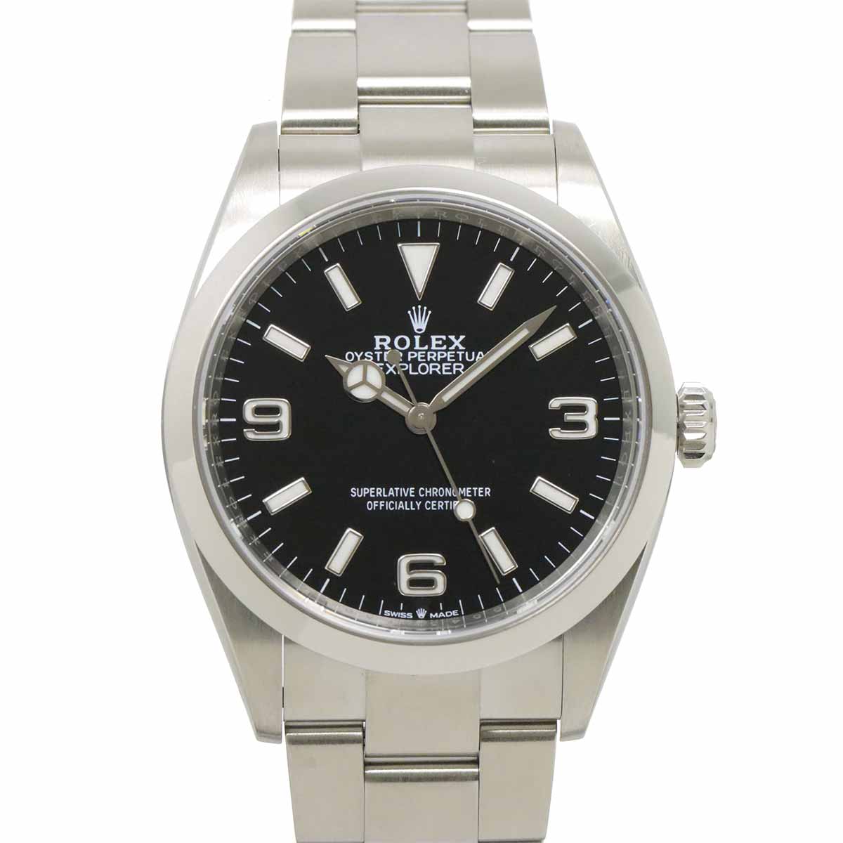 Explorer 1 124270 Serial Random Automatic Black Dial Mens Watch