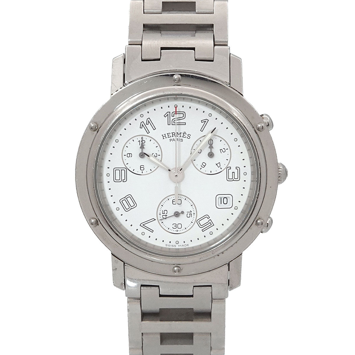 Clipper Chronograph CL1.910 Date White Dial Mens Watch